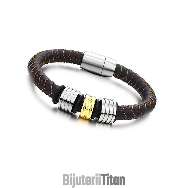 Brățară Din Piele Maro Titan Regina Calității Brățară Din Piele Maro Titan Regina Calității