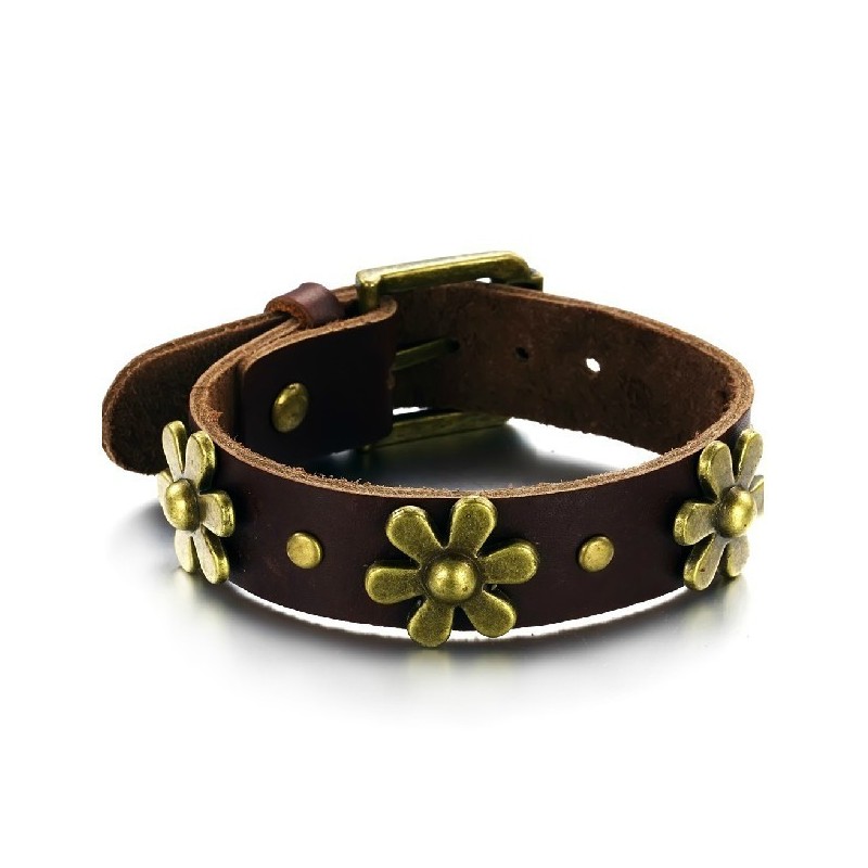 Brățară Retro Din Piele De Titan De Înaltă Calitate