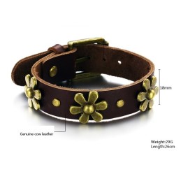 Brățară Retro Din Piele De Titan De Înaltă Calitate