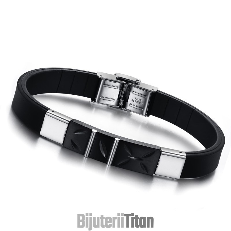 Brățară Din Silicon Negru, Regina Calității, Din Titan