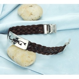 Brățară Din Piele Scorpion Titan Ușor De Utilizat Pentru Bărbați