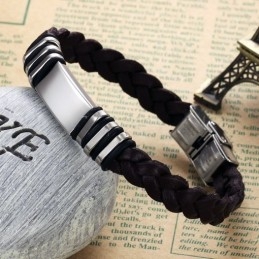 Brățară Din Piele De Titan Maro De Calitate Fiabilă