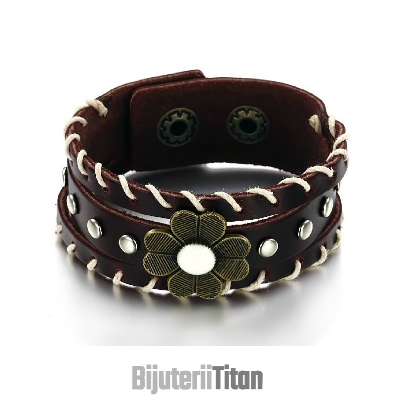 Brățară Unisex Din Piele De Titan Regele Cantității