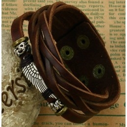 Brățară Din Piele De Titan De Înaltă Calitate Pentru Bărbați