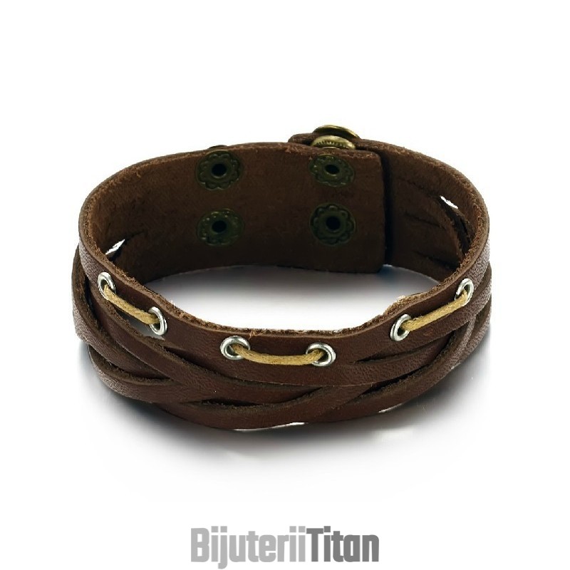 Brățară Din Piele De Titan De Calitate Superioară Brățară Din Piele De Titan De Calitate Superioară