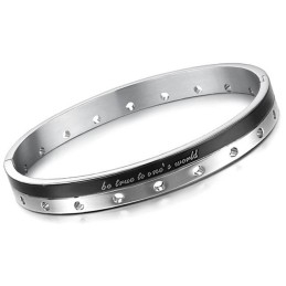 Brățară Completă Din Titan Cu Specificații Pentru Îndrăgostiți