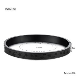 Brățară Din Titan Regina Calității Cu Stele Pentru Îndrăgostiți