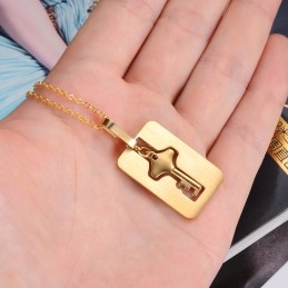 Brățară Din Titan Cu Formă De Lacăt De Încredere Pentru Îndrăgostiți