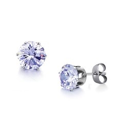 Cercei Din Titan De Calitate Superioară Cu Diamant