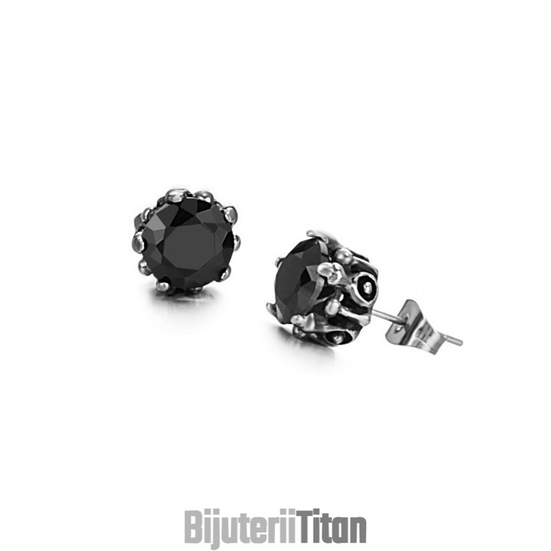Cercei Din Titan Negru Cu Diamant, De Încredere, Cu Reputație De Încredere Cercei Din Titan Negru Cu Diamant, De Încredere, Cu Reputație De Încredere