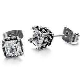 Cercei Unisex Din Titan De Calitate Stabilă Cu Diamant
