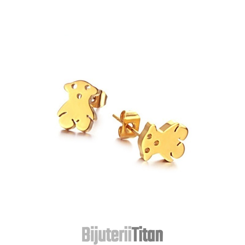 Cercei Din Titan Cu Ursuleț De Calitate, Regina Calității