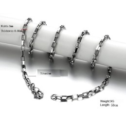 Cunoscut Pentru Lanțul Său Din Titan Antialergic De Calitate Superioară