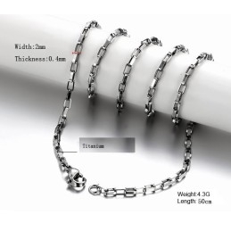 Cunoscut Pentru Lanțul Său Din Titan Antialergic De Calitate Superioară