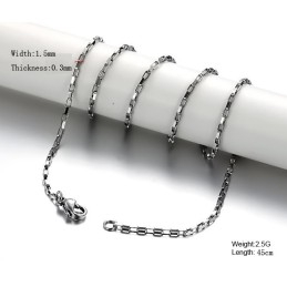 Cunoscut Pentru Lanțul Său Din Titan Antialergic De Calitate Superioară