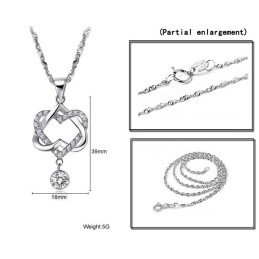 Colier Din Titan Placat Cu Platină, Calitate Stabilă Și Nod