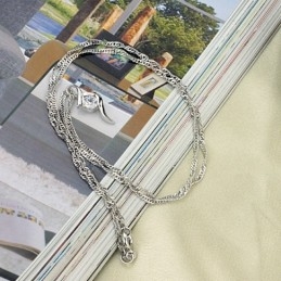 Colier Din Titan Placat Cu Platină, Calitate Stabilă, Pentru Femei, Cu Diamant