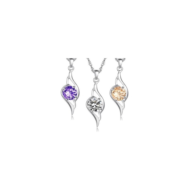 Colier Din Titan Placat Cu Platină, Calitate Și Cantitate Garantate, Pentru Femei, Cu Diamant Colier Din Titan Placat Cu Platină, Calitate Și Cantitate Garantate, Pentru Femei, Cu Diamant