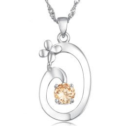 Colier Elegant Din Titan Placat Cu Platină, De Calitate Excelentă Pentru Femei