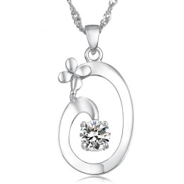 Colier Elegant Din Titan Placat Cu Platină, De Calitate Excelentă Pentru Femei
