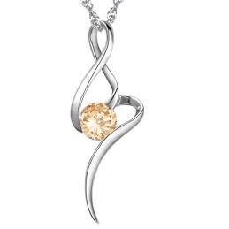 Colier Din Titan Placat Cu Platină Violet Pentru Femei, Cu Diamant, Care Se Vinde Bine În Întreaga Lume