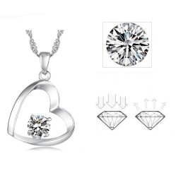 Colier Din Titan Placat Cu Platină De Înaltă Calitate Pentru Femei