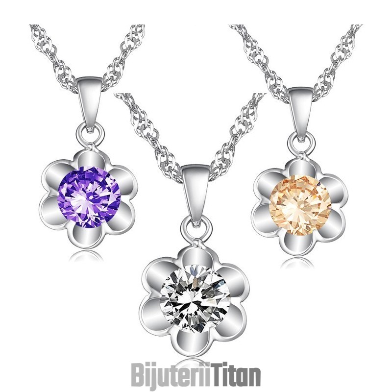 Colier Din Titan Placat Cu Platină Pură, Regina Calității, Pentru Femei, Cu Diamant Colier Din Titan Placat Cu Platină Pură, Regina Calității, Pentru Femei, Cu Diamant