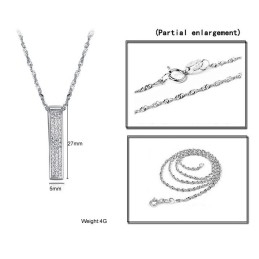 Colier Din Titan Placat Cu Platină, Cu O Gamă Largă De Varietăți Pentru Femei