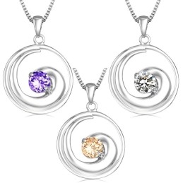 Colier Din Titan Placat Cu Platină De Înaltă Calitate Pentru Femei Cu Diamant