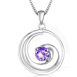 Colier Din Titan Placat Cu Platină De Înaltă Calitate Pentru Femei Cu Diamant