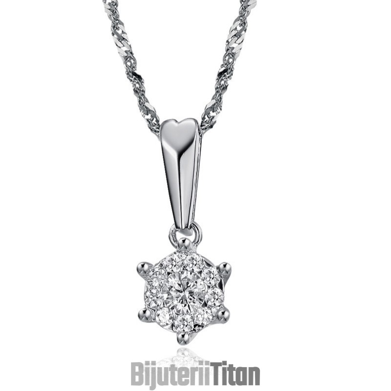 Colier Din Titan Placat Cu Platină, Cu Reputație De Încredere Pentru Femei, Cu Diamant Colier Din Titan Placat Cu Platină, Cu Reputație De Încredere Pentru Femei, Cu Diamant