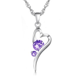 Colier Din Titan Placat Cu Platină, Cu Formă De Lacăt Pentru Femei, Cu Varietăți Largi, Cu Diamant