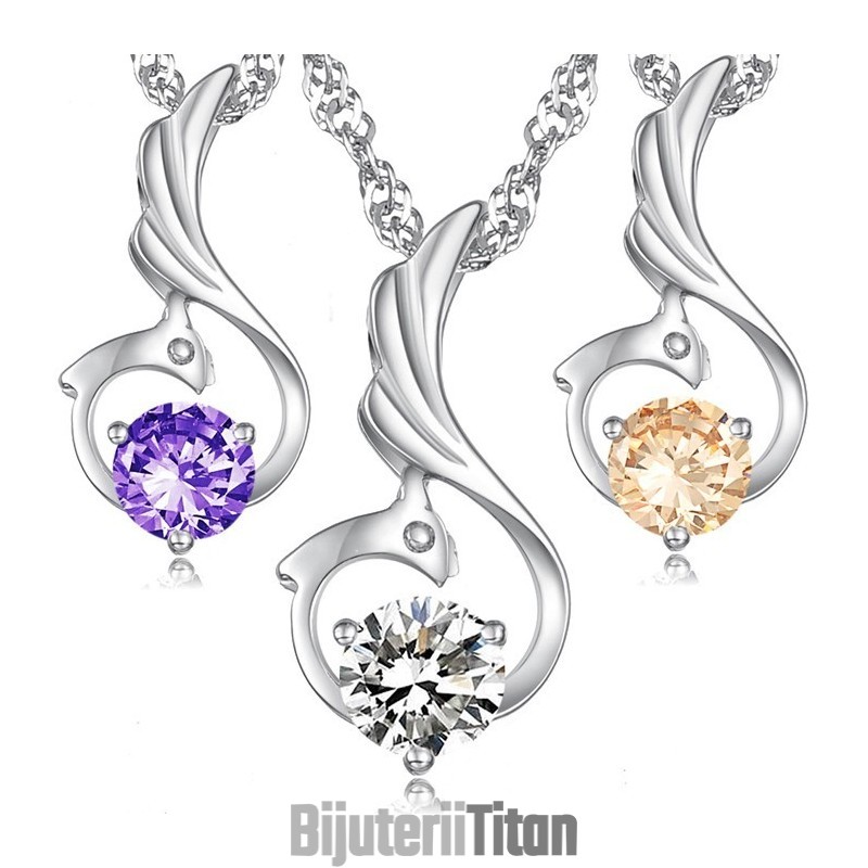 Colier Din Titan Placat Cu Platină, Formă De Phoenix Pentru Femei, De Calitate Excelentă Colier Din Titan Placat Cu Platină, Formă De Phoenix Pentru Femei, De Calitate Excelentă