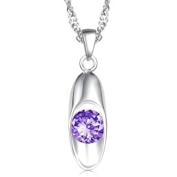 Colier Din Titan Placat Cu Platină, Calitate Și Cantitate Garantate, Pentru Femei, Cu Diamant