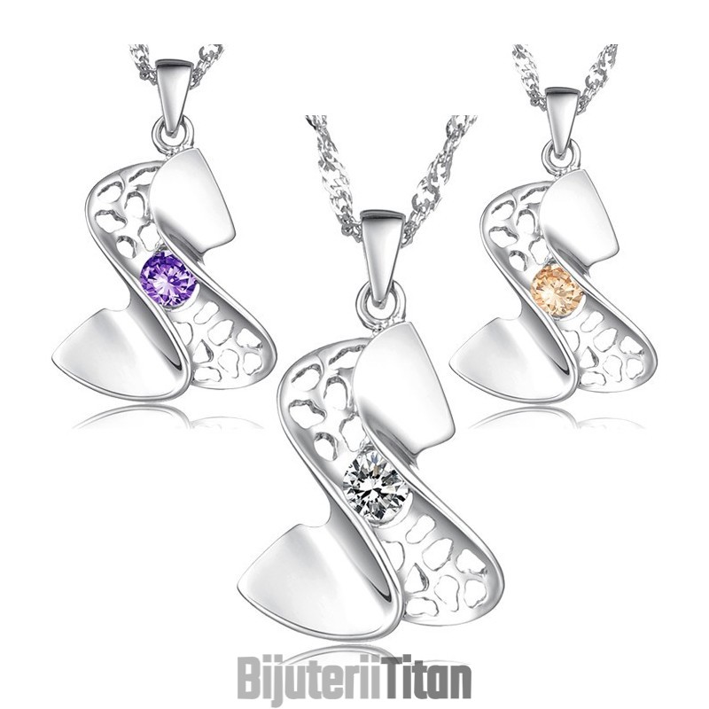 Colier Din Titan Placat Cu Platină De Înaltă Calitate Pentru Femei Colier Din Titan Placat Cu Platină De Înaltă Calitate Pentru Femei
