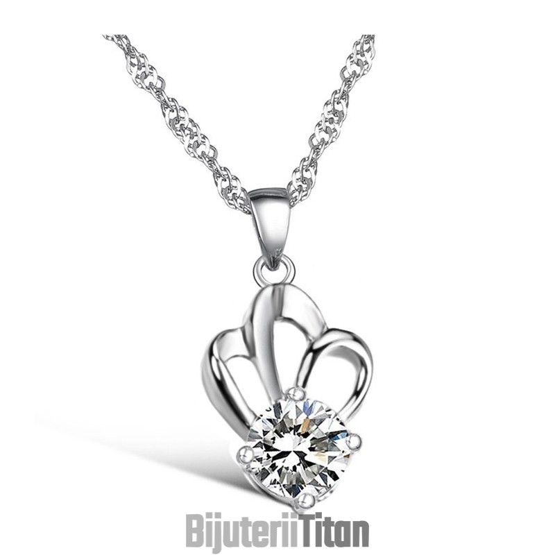 Colier Din Titan Placat Cu Platină, Ușor De Utilizat, Pentru Femei, Fără Alergii, Cu Stras Colier Din Titan Placat Cu Platină, Ușor De Utilizat, Pentru Femei, Fără Alergii, Cu Stras