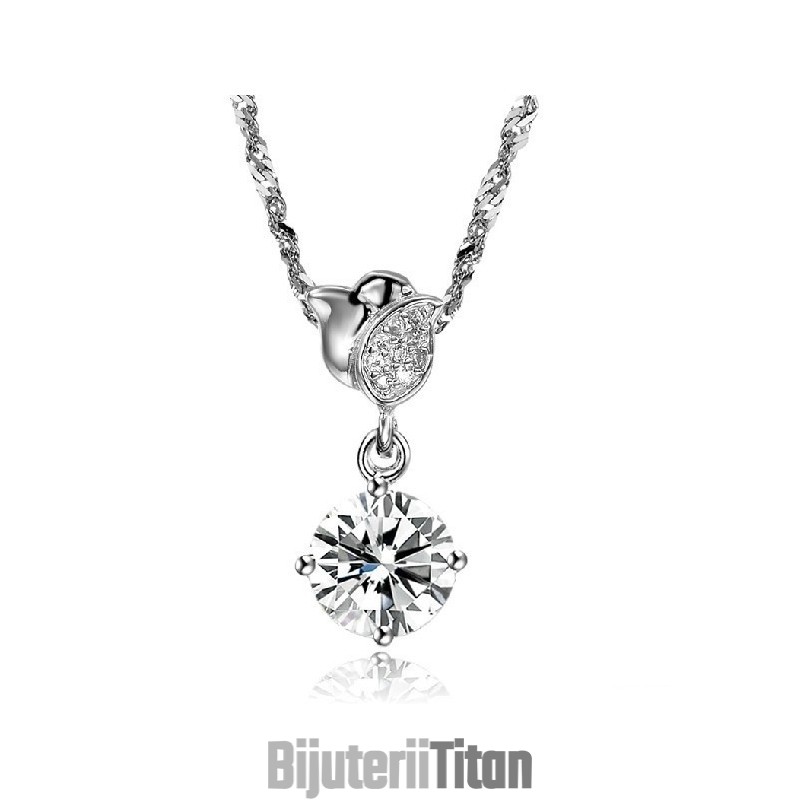 Colier Din Titan Placat Cu Platină, În Formă De Trandafir, Regina Calității, Pentru Femei, Cu Stras Colier Din Titan Placat Cu Platină, În Formă De Trandafir, Regina Calității, Pentru Femei, Cu Stras