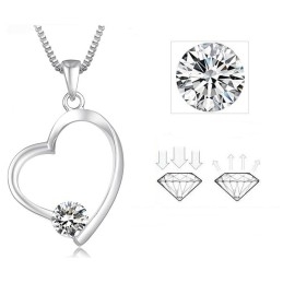 Colier Din Titan Placat Cu Platină, Cu O Gamă Largă De Varietăți Pentru Femei, Cu Diamant