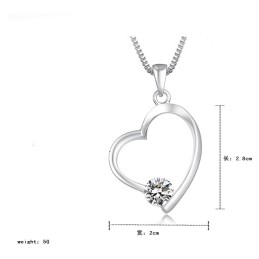 Colier Din Titan Placat Cu Platină, Cu O Gamă Largă De Varietăți Pentru Femei, Cu Diamant