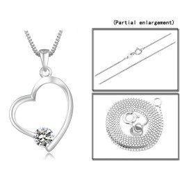 Colier Din Titan Placat Cu Platină, Cu O Gamă Largă De Varietăți Pentru Femei, Cu Diamant