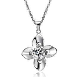 Colier Din Titan Placat Cu Platină, De Renume Mondial, Pentru Femei, Cu Diamant