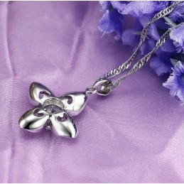 Colier Din Titan Placat Cu , De Renume Mondial, Pentru Femei, Cu Diamant