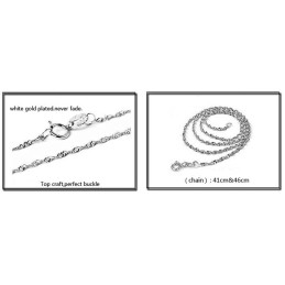 Colier Din Titan Placat Cu , De Renume Mondial, Pentru Femei, Cu Diamant