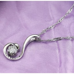 Colier Din Titan Placat Cu Platină, În Formă De Phoenix Pentru Femei De Înaltă Calitate