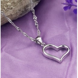 Colier Din Titan Placat Cu Platină, Model Sweetheart, Complet Cu Specificații