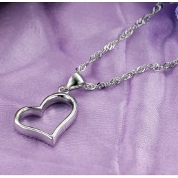 Colier Din Titan Placat Cu Platină, Model Sweetheart, Complet Cu Specificații