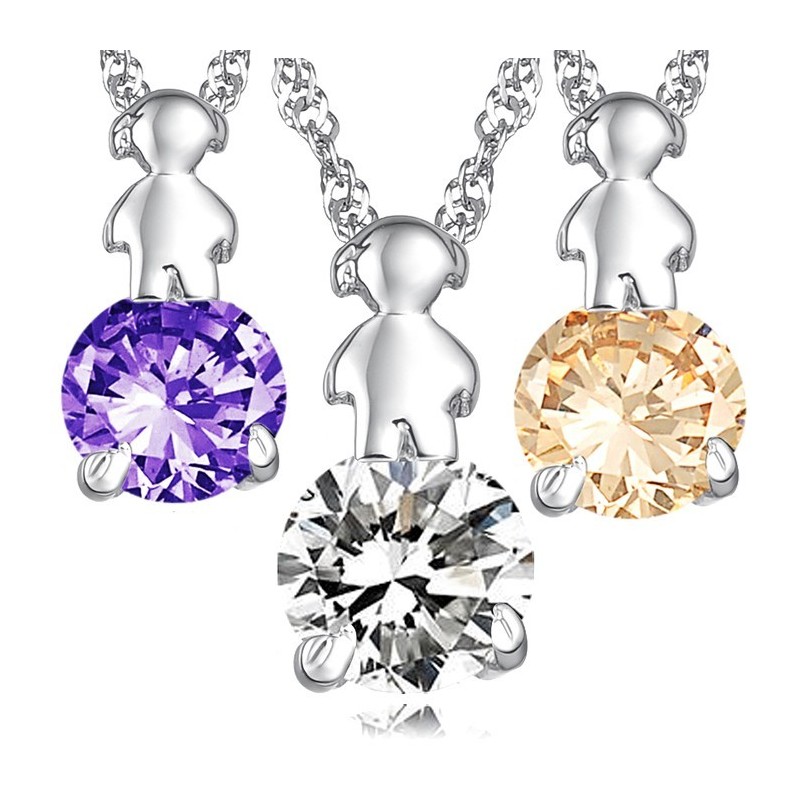 Colier Din Titan Placat Cu Platină, Durabil În Utilizare, Pentru Femei, Cu Diamant Colier Din Titan Placat Cu Platină, Durabil În Utilizare, Pentru Femei, Cu Diamant