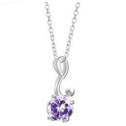 Colier Din Titan Placat Cu Platină, Cu O Gamă Largă De Varietăți Pentru Femei, Cu Diamant