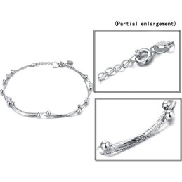 Brățară De Gleznă Din Titan Placată Cu Platină De Înaltă Calitate Pentru Femei