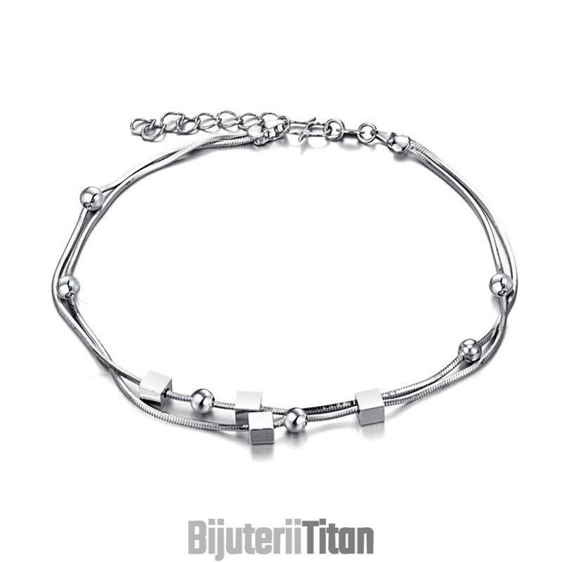 Brățară De Gleznă Din Titan Placată Cu Platină, Cu Reputație De Încredere Pentru Femei Brățară De Gleznă Din Titan Placată Cu Platină, Cu Reputație De Încredere Pentru Femei